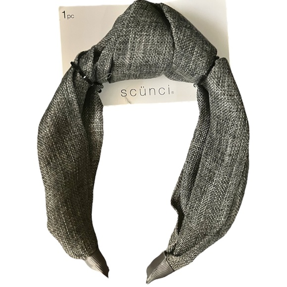 Scunci Gray Top Knot Headband - Picture 4 of 11